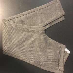 Black and Grey Skinny Dress Pants